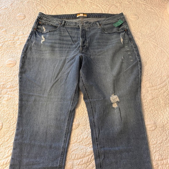 NWT MAURICES - PLUS SIZE GOLDIE BLUE LIGHT CHEEKY TAPER ANKLE JEAN - Picture 4 of 10